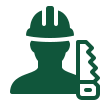 Logo d'un charpentier