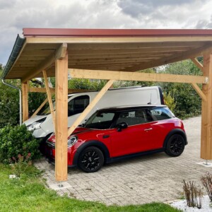 Création d'un carport 2 places