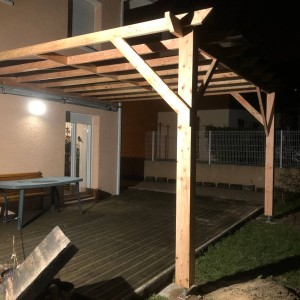 Création d'une pergola